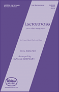 Lacrymosa SAB choral sheet music cover Thumbnail